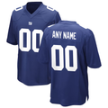RedF Custom NY.Giants Royal Game Stitched Jerseys