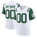 RedF Custom NY.Jets White Classic Alternate Replica Stitched Jerseys