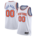 RedF Custom NY.Knicks White Swingman Jerseys - Association Edition