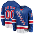RedF Custom NY.Rangers Blue Home Breakaway Jerseys
