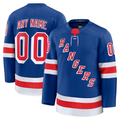 RedF Custom NY.Rangers Royal Home Premium Jerseys