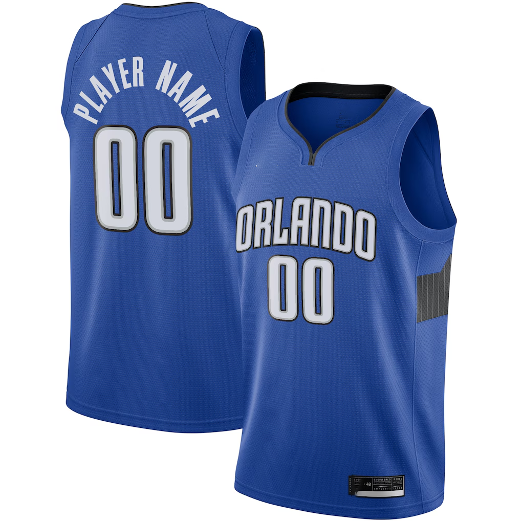 RedF Custom O.Magic Blue Swingman Jerseys - Statement Edition