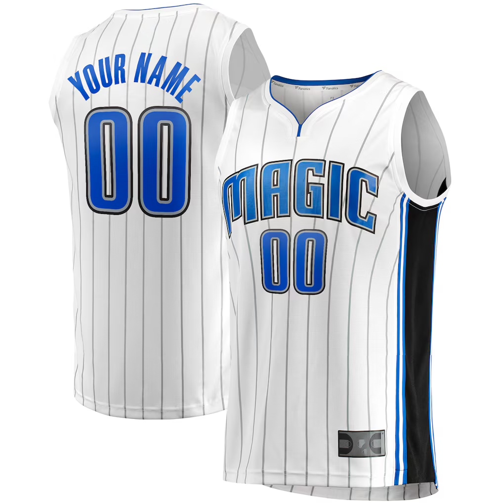 RedF Custom O.Magic White Fast Break Replica Jerseys - Association Edition