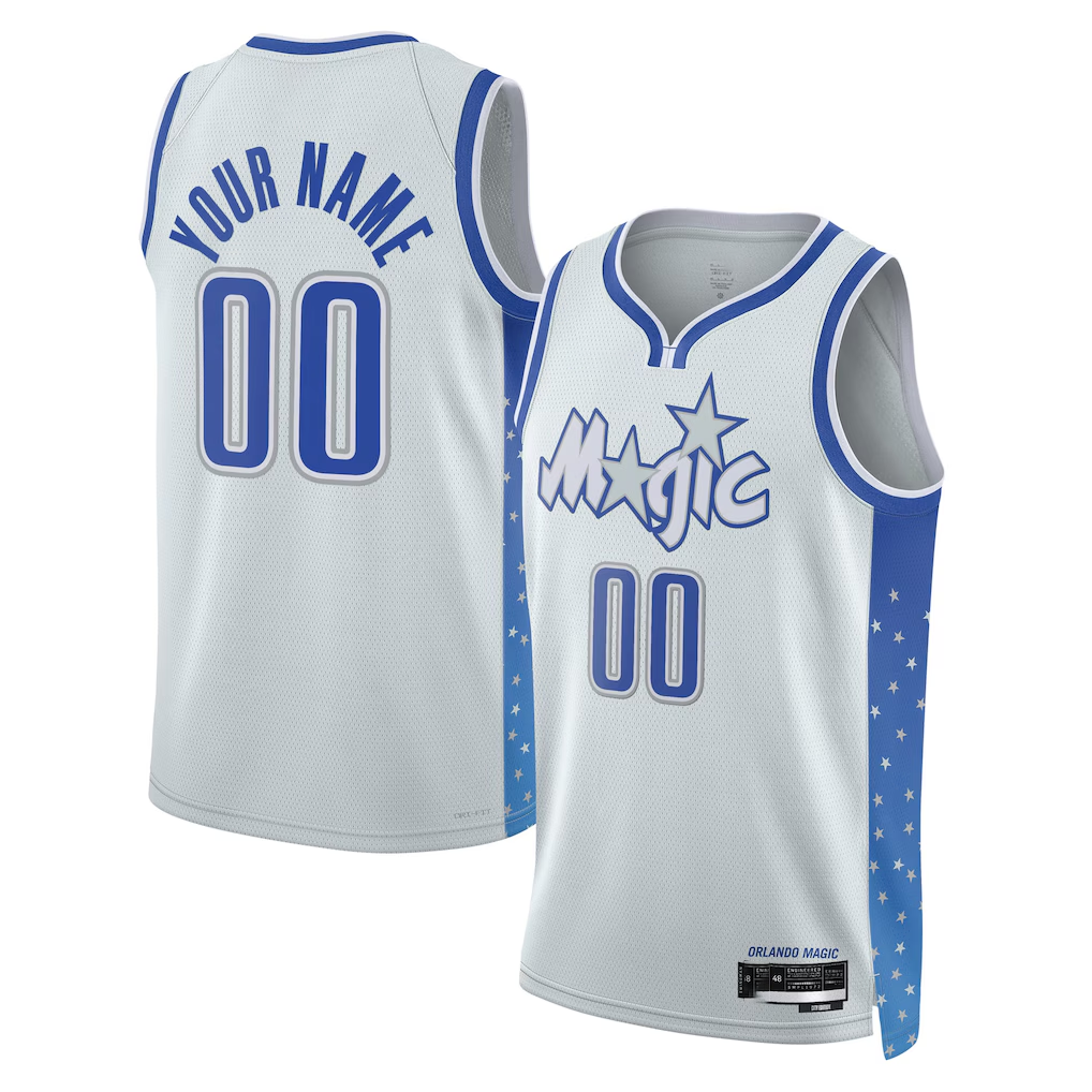 RedF Custom O.Magic Silver 202526 City Edition Swingman Jerseys