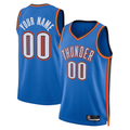 RedF Custom OC.Thunder Blue Fast Break Stitched Jerseys- Statement Edition