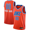 RedF Custom OC.Thunder Orange Swingman Stitched Jerseys- Statement Edition