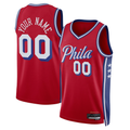 RedF Custom P.76ers Red 202223 Swingman Jerseys - Statement Edition