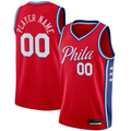 RedF Custom P.76ers Red Swingman Jerseys - Statement Edition
