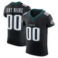 Pkot Custom P.Eagles Black Alternate Vapor F.U.S.E. Elite Stitched Jerseys