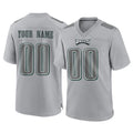 RedF Custom P.Eagles Gray Atmosphere Fashion Home Game Any Name & Numbers Stitched Jerseys