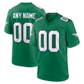 RedF Custom P.Eagles Kelly Green Alternate Stitched Jerseys