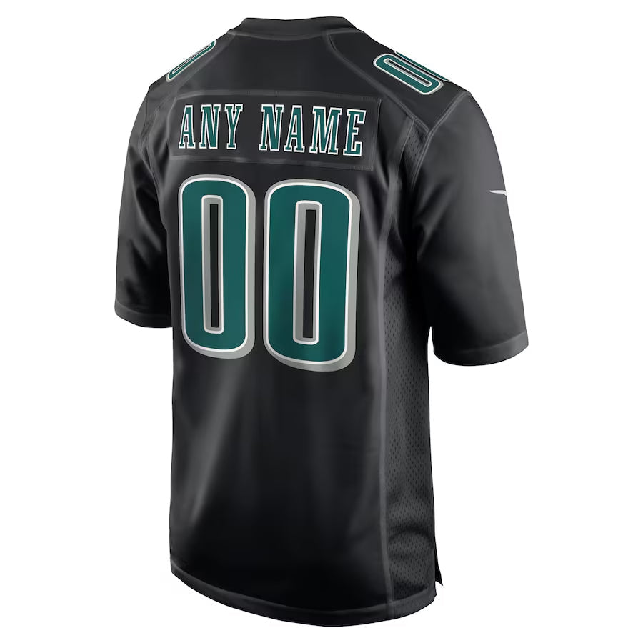 Pkot Custom P.Eagles Midnight Black Fashion Game Stitched Jerseys