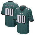 RedF Custom P.Eagles Team Color Green Home Game Any Name & Numbers Stitched Jerseys