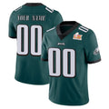 RedF Custom P.Eagles Team Color Green Vapor Untouchable Super Bowl LIX Home Game Any Name & Numbers Stitched Jerseys