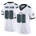RedF Custom P.Eagles White Limited Vapor F.U.S.E. Home Game Any Name & Numbers Stitched Jerseys