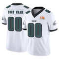 RedF Custom P.Eagles White Limited Vapor F.U.S.E. Super Bowl LIX Home Game Any Name & Numbers Stitched Jerseys