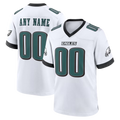 Pkot Custom P.Eagles White White Game Stitched Jerseys