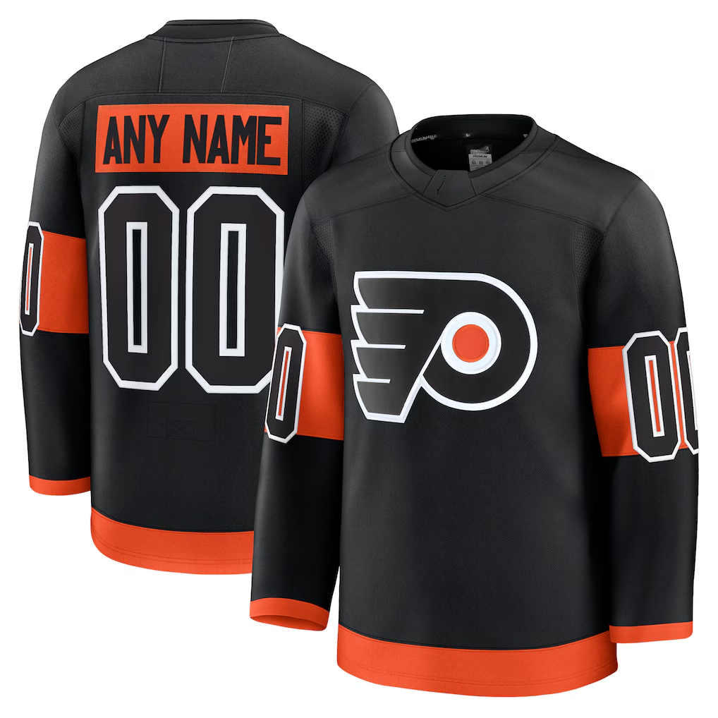 RedF Custom P.Flyers Black Alternate Premium Jerseys
