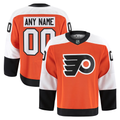 RedF Custom P.Flyers Orange Home Authentic Pro Jerseys