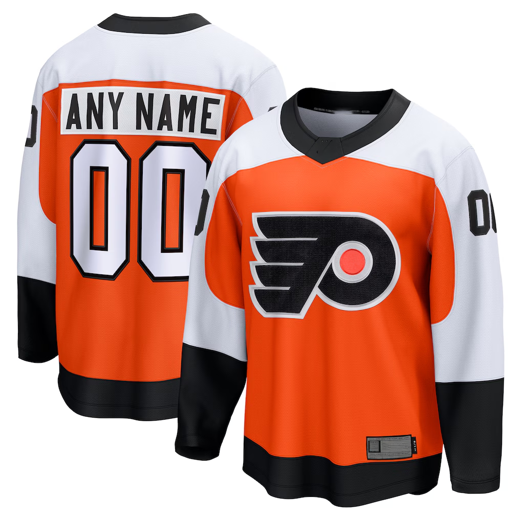 RedF Custom P.Flyers Orange Home Breakaway Jerseys