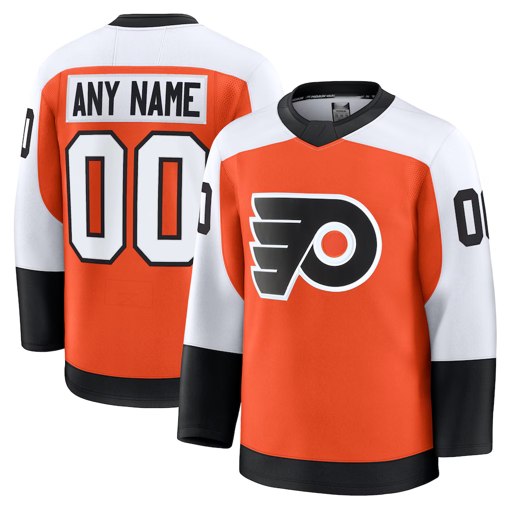 RedF Custom P.Flyers Orange Home Premium Jerseys