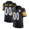 RedF Custom P.Steelers Black Limited Vapor Untouchable Home Game Any Name & Numbers Stitched Jerseys