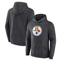 RedF Custom P.Steelers Gray Pullover Hoodies Limited Any Name & Numbers  Stitched Jerseys