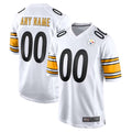 RedF Custom P.Steelers White Home Game Stitched Jerseys