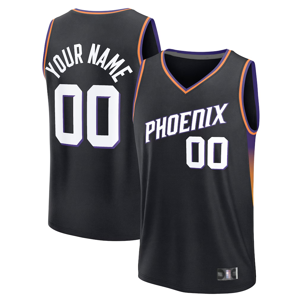 RedF Custom P.Suns White Fast Break Stitched Jerseys - Association Edition