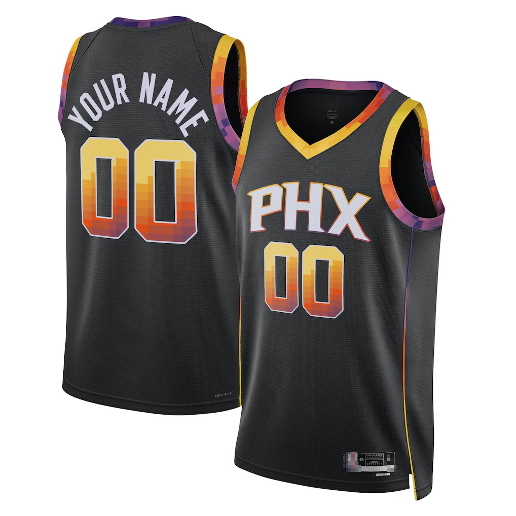 RedF Custom P.Suns Black 202223 Swingman Stitched Jerseys - Statement Edition