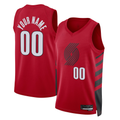 RedF Custom PT.Blazers Red 202223 Swingman Stitched Jerseys - Statement Edition