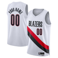RedF Custom PT.Blazers White Swingman Stitched Jerseys - Association Edition