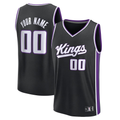 RedF Custom S.Kings Black Fast Break Stitched Jerseys - Icon Edition
