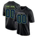 RedF Custom S.Seahawks Black Limited Fashion Home Game Any Name & Numbers Stitched Jerseys