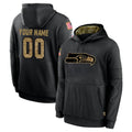 RedF Custom S.Seahawks Black Salute to Service Hoodies Limited Game Any Name & Numbers Stitched Jerseys