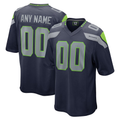 Pkot Custom S.Seahawks College Navy Game Stitched Jerseys