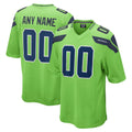 RedF Custom S.Seahawks Green Home Game Any Name & Numbers Stitched Jerseys