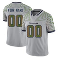 RedF Custom S.Seahawks Grey Limited 2025 Rivalries Collection Home Game Any Name & Numbers Stitched Jerseys