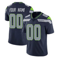 RedF Custom S.Seahawks Navy Limited Vapor Untouchable Home Game Any Name & Numbers Stitched Jerseys