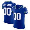 RedF Custom S.Seahawks  Royal Alternate Vapor F.U.S.E. Elite Stitched Jerseys