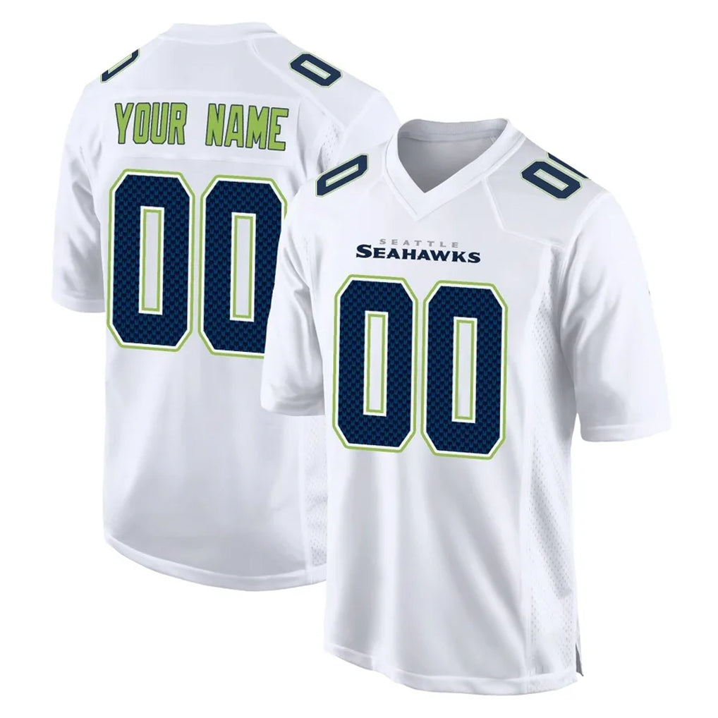 RedF Custom S.Seahawks Green Home Game Any Name & Numbers Stitched Jerseys