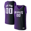 RedF Custom S.kings Purple Fast Break Stitched Jerseys - Statement Edition