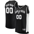 RedF Custom SA.Spurs Black Swingman Jerseys - Icon Edition