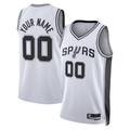 RedF Custom SA.SpursWhite Swingman Stitched Jerseys- Association Edition