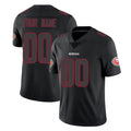RedF Custom SF.49ers Black Impact Limited Home Game Any Name & Numbers Stitched Jerseys