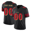 RedF Custom SF.49ers Black Limited Rivalries Collection Home Game Any Name & Numbers Stitched Jerseys