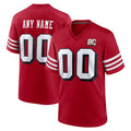 RedF Custom SF.49ers Red Limited Alternate 80th Vapor Home Game Any Name & Numbers Stitched Jerseys