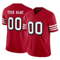 RedF Custom SF.49ers Red Limited Alternate Vapor F.U.S.E. Home Game Any Name & Numbers Stitched Jerseys