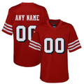 RedF Custom SF.49ers Scarlet Alternate Game Stitched Jerseys