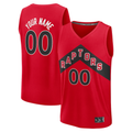 RedF Custom T.Raptors Red Fast Break Jerseys - Icon Edition